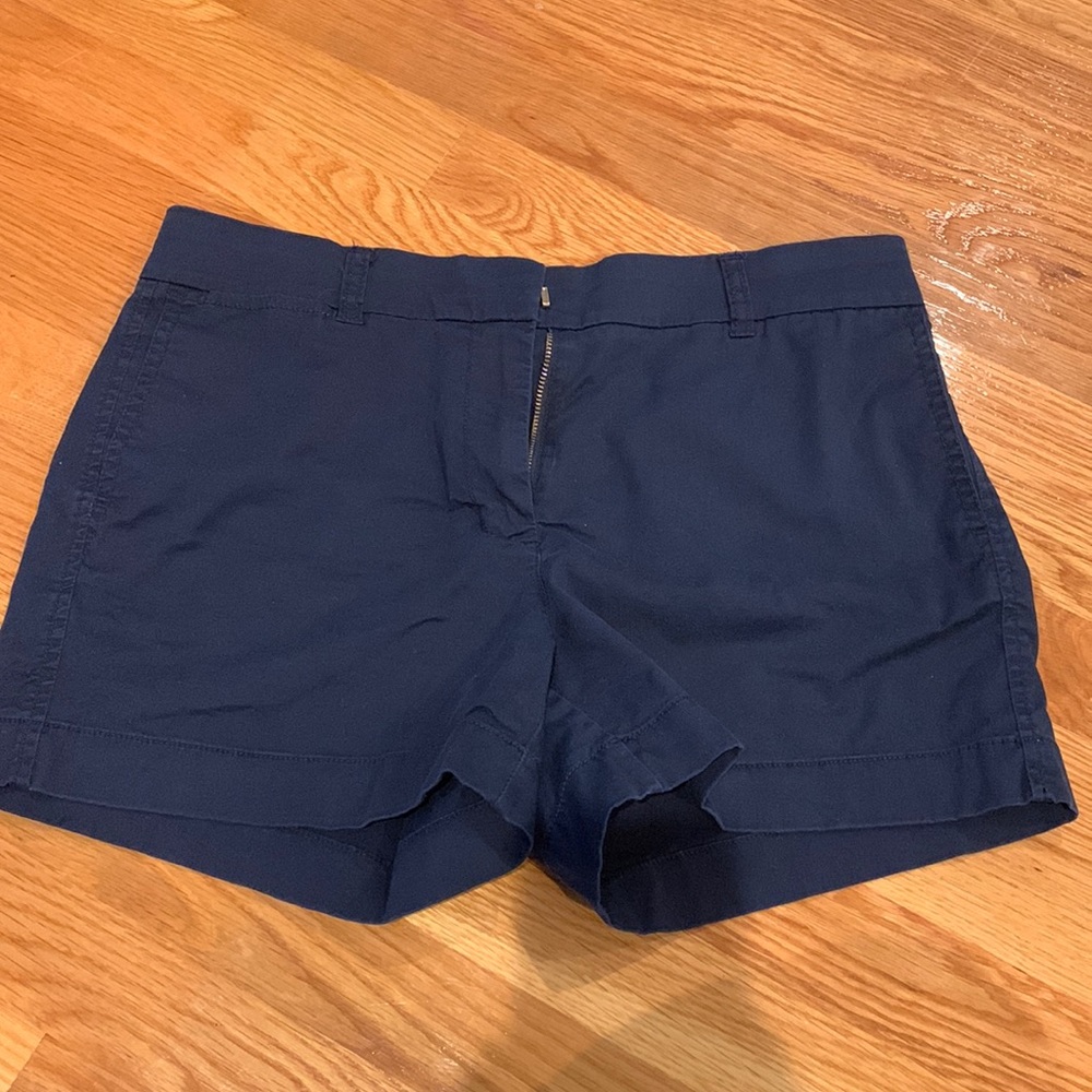 J Crew Navy Blue Chino Shorts — SIZE 6 ** GREAT condition!